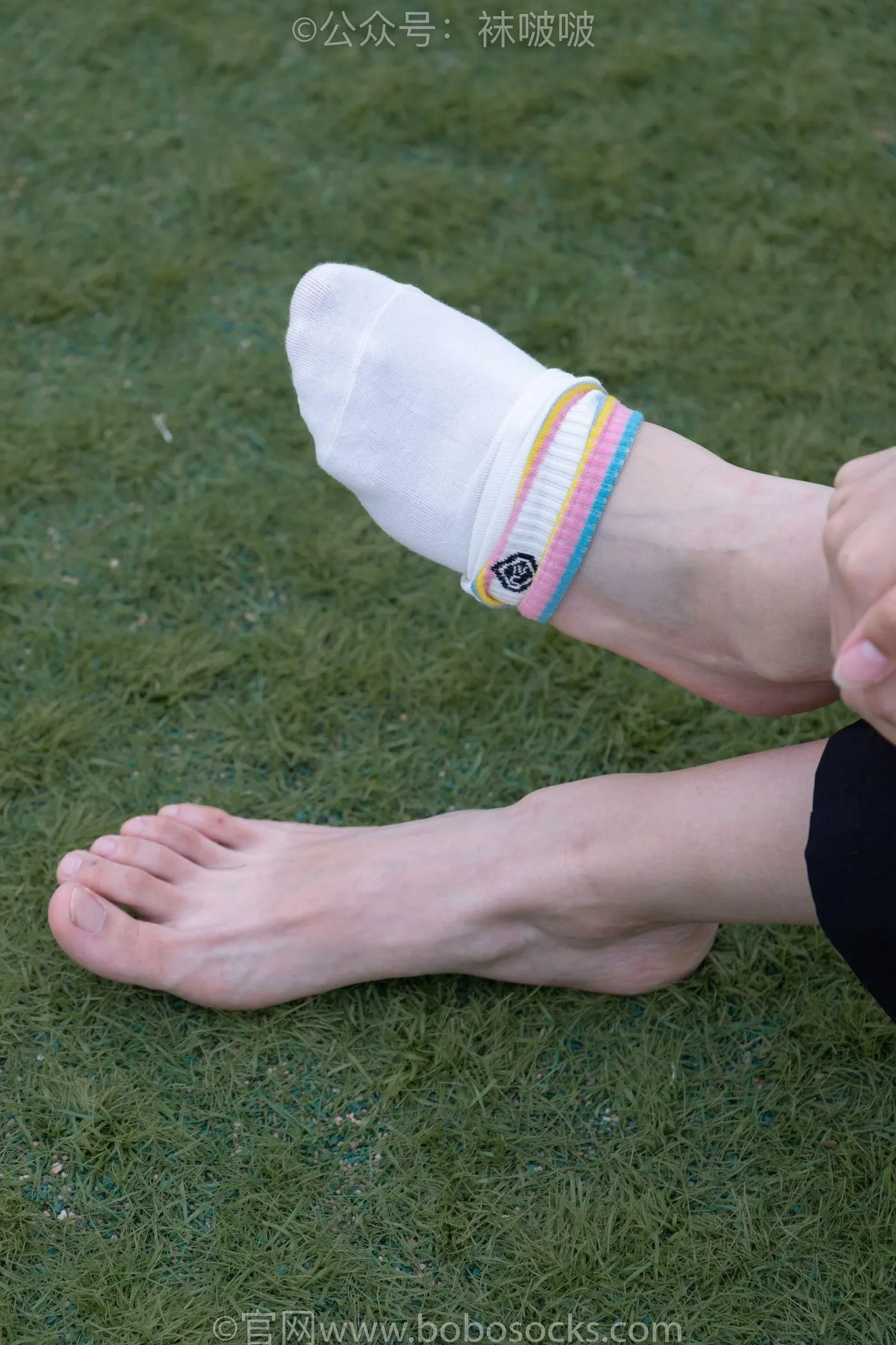 [BoBoSocks袜啵啵]NO.021 泡芙-板鞋、白棉袜、裸足 [131P]插图
